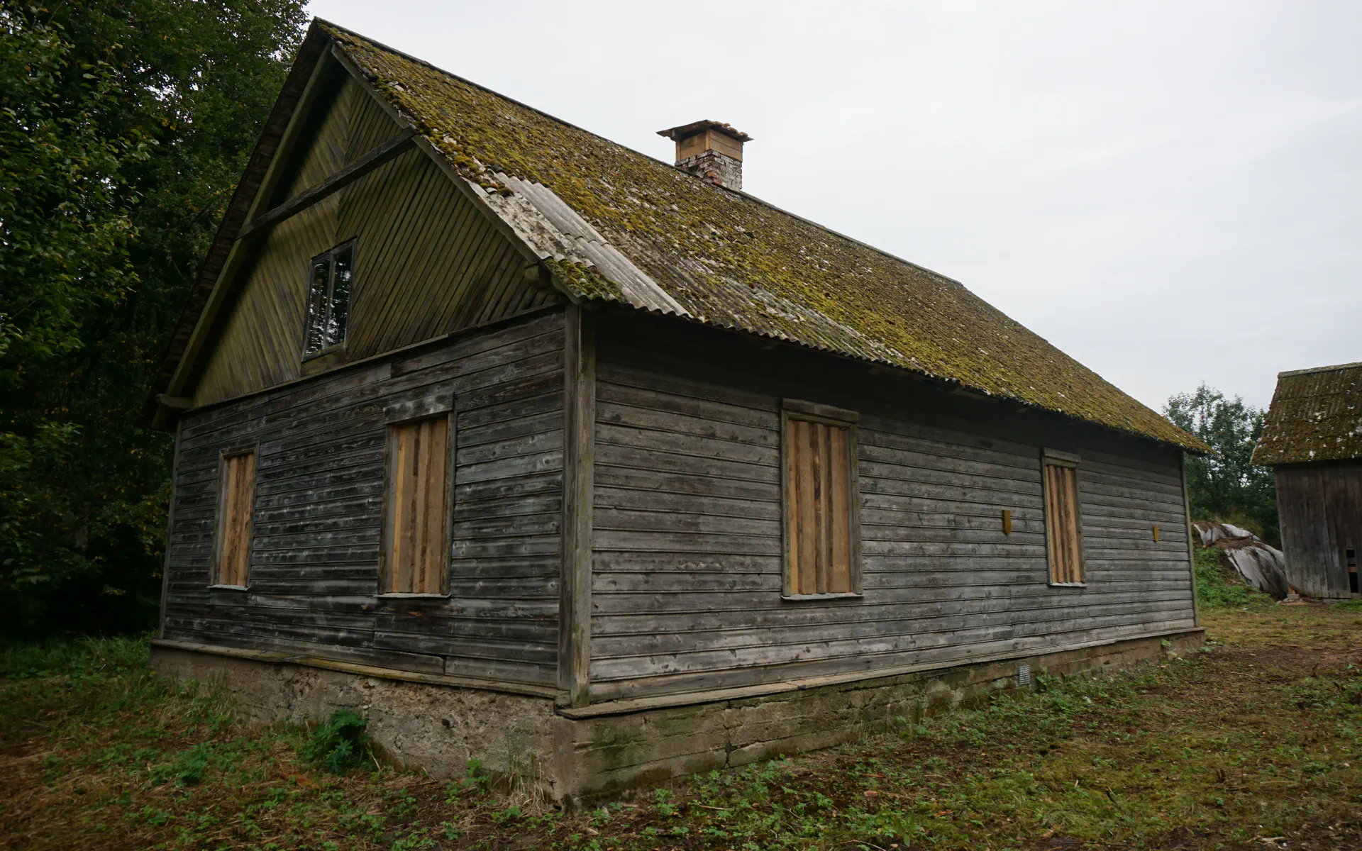 Das Hautphaus von hinten